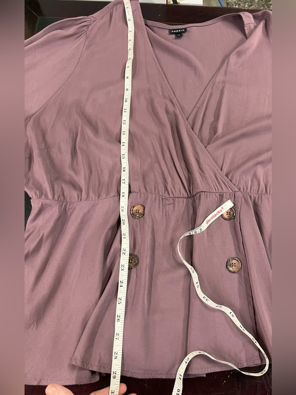 Torrid size 4 v-neck blouse - Picture 9 of 9
